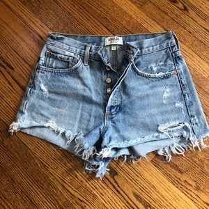 AGOLDE Parker Vintage Loose Fit Cutoff Shorts